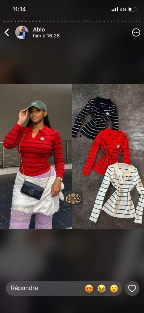 Robe haut et complet disponible